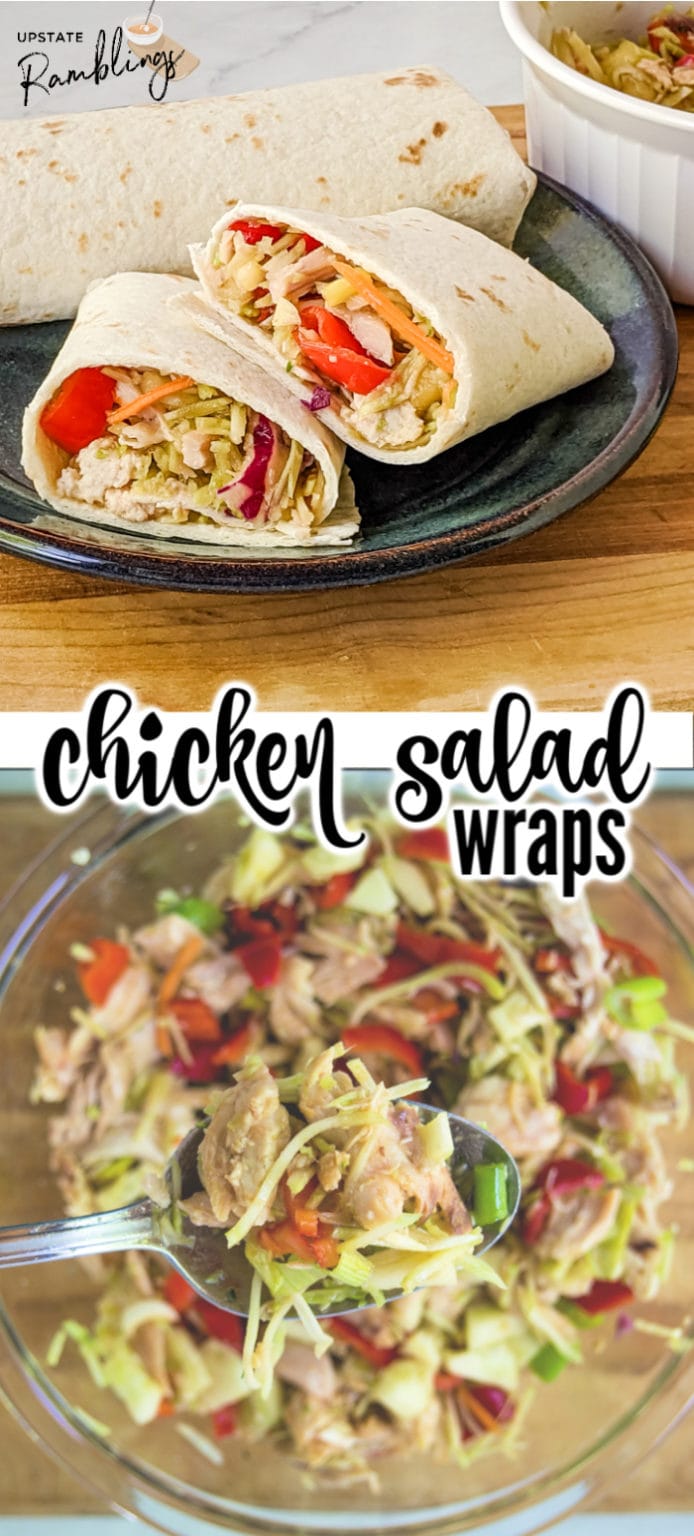 Easy Chicken Salad Wraps Upstate Ramblings