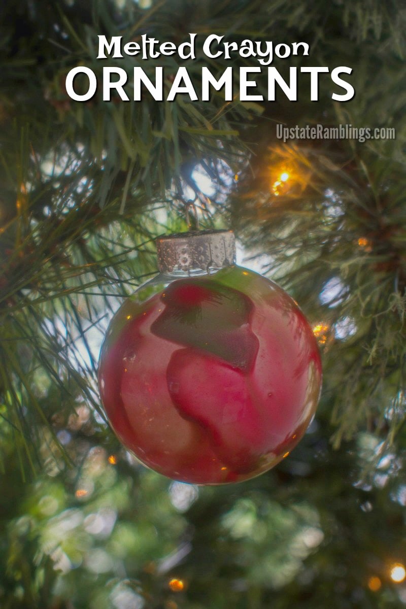 Watch me melt glitter crayons inside these ornaments! What color