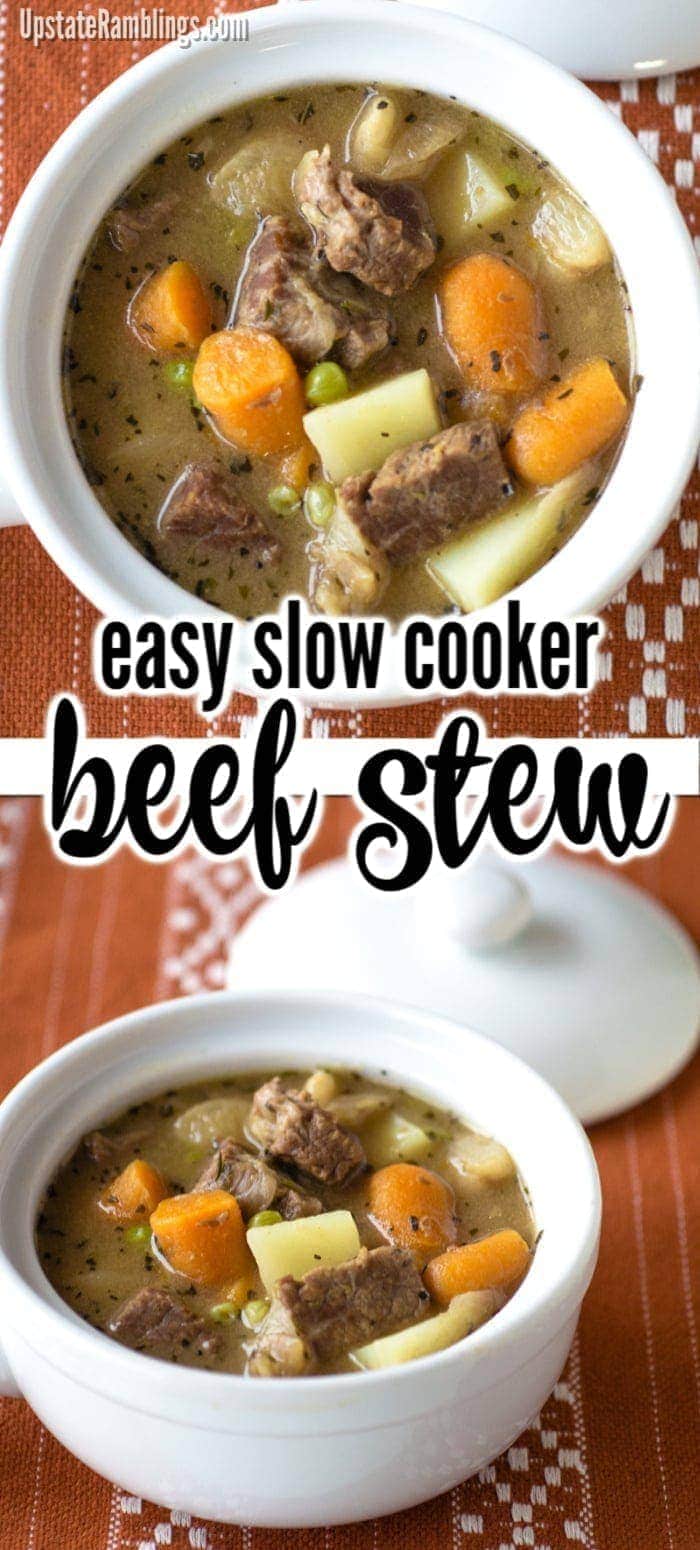 Easy Beef Stew Recipe - Upstate Ramblings