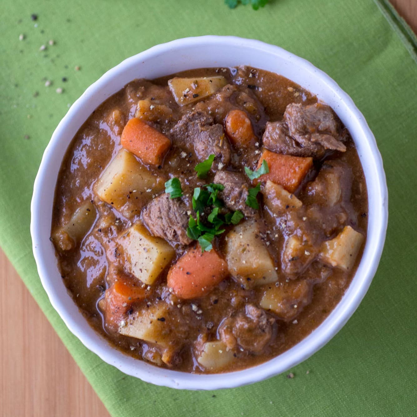Instant Pot Lamb Stew with Guinness- Upstate Ramblings