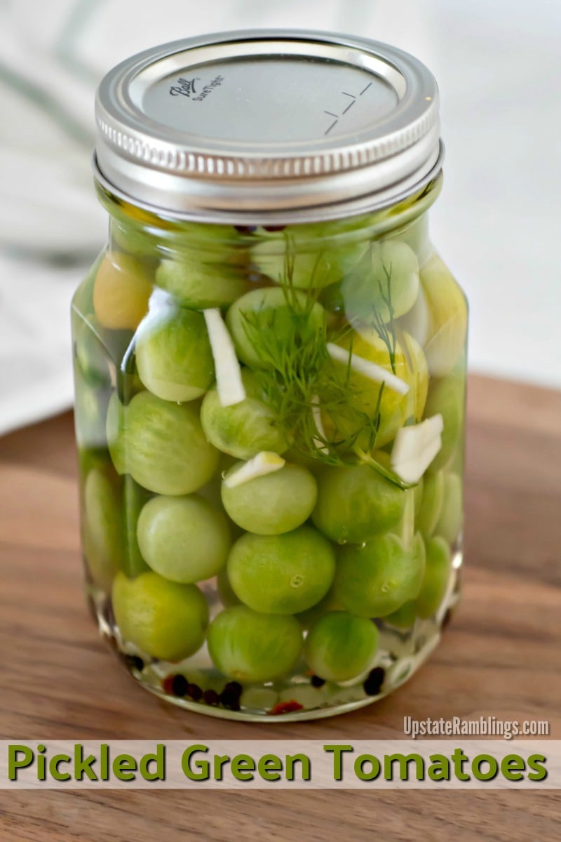BEST Quick Pickled Green Tomatoes – A Couple Cooks