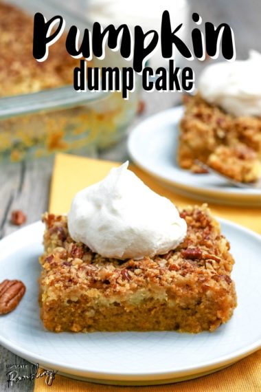 Easy Pumpkin Dump Cake - The Best Fall Flavors - Upstate Ramblings