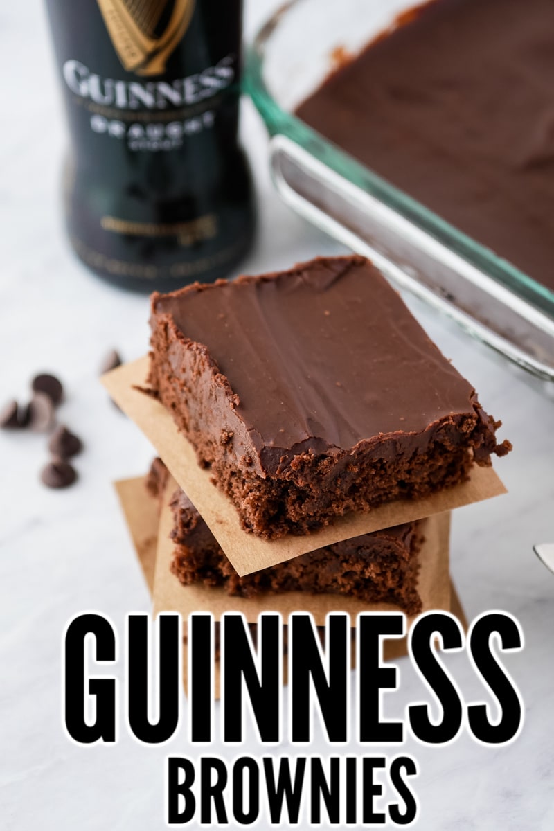 Guinness Brownies With Chocolate Ganache Upstate Ramblings 