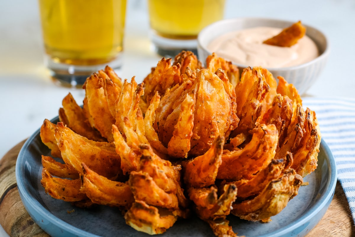 Make an Air Fryer Onion Blossom at Home - Savvy Saving Couple