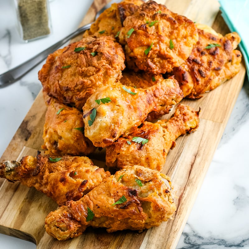 Crispy Air Fryer Fried Chicken - The Stay At Home Chef