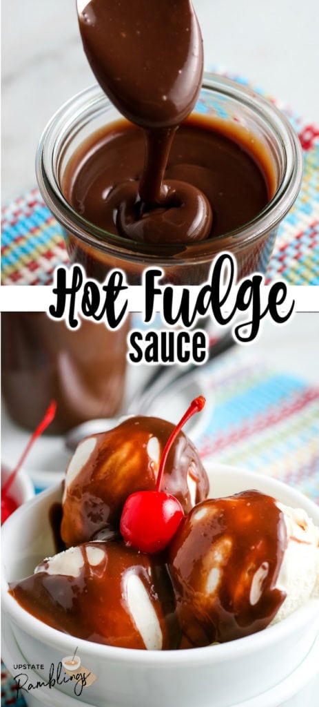 Easy 5 Minute Hot Fudge Sauce Recipe - Upstate Ramblings