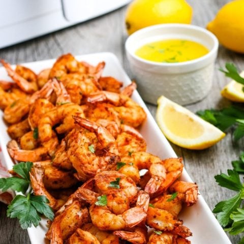 Healthy Air Fryer Shrimp - Upstate Ramblings