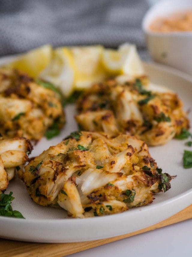 Air Fryer Crab Cakes - Maryland Style - Upstate Ramblings