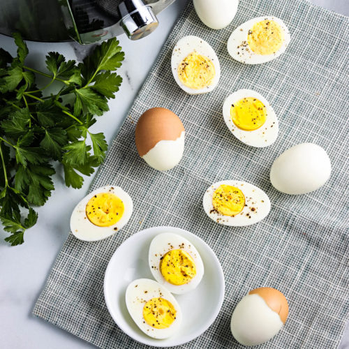 Instant Pot Hard Boiled Eggs - Nourish Plate