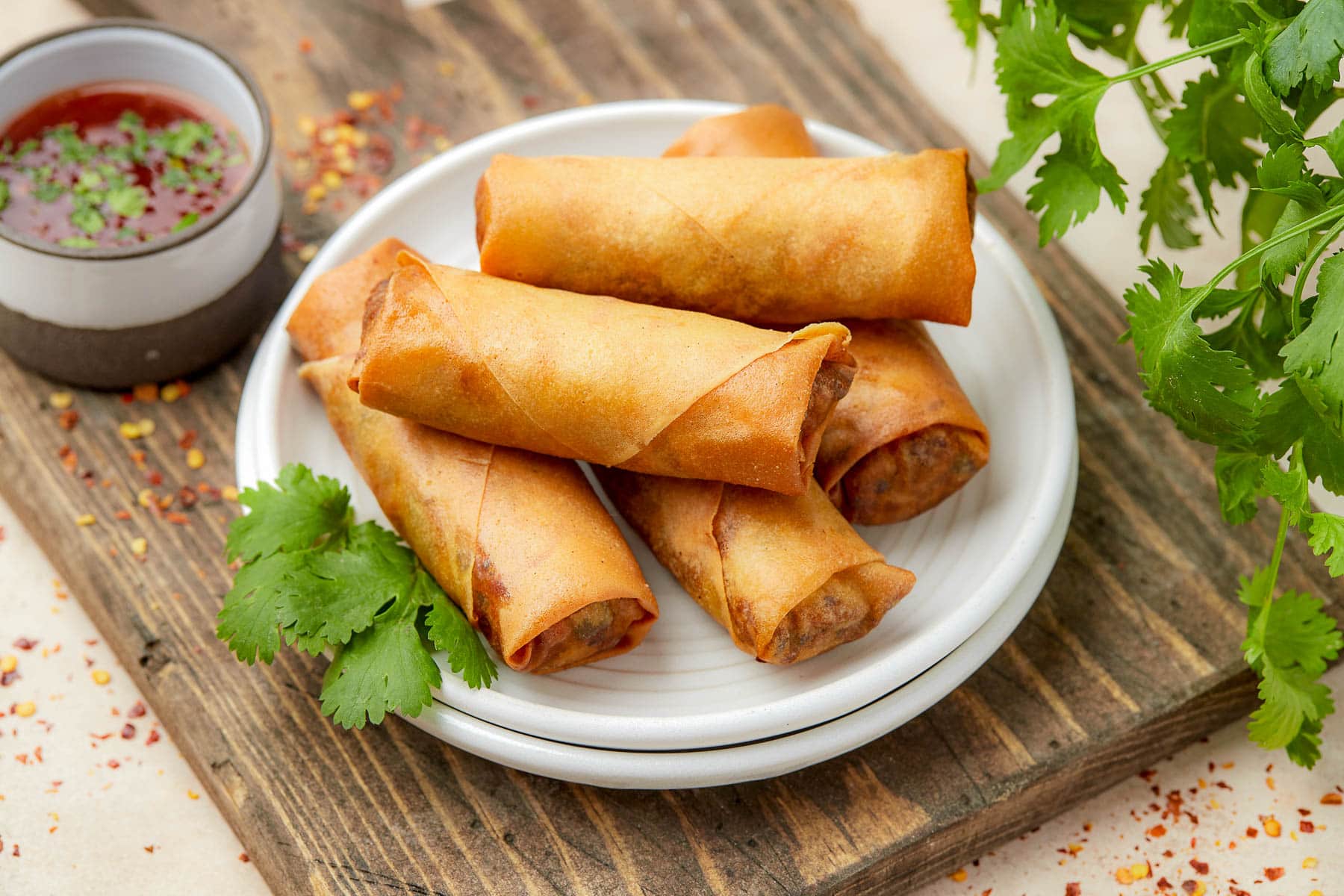 Perfect Homemade Spring Roll Wrappers / Sheets