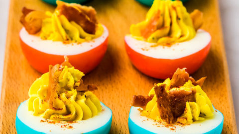 Dyed Deviled Eggs – Duke's Mayo