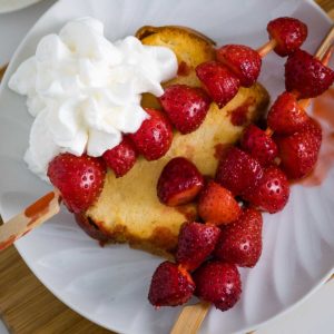 Air Fryer Strawberry Shortcake - Upstate Ramblings