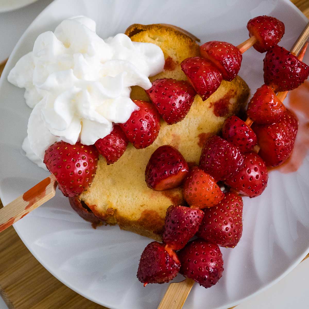 Strawberry CAKE in AIR FRYER, 2 recipes in Airfryer