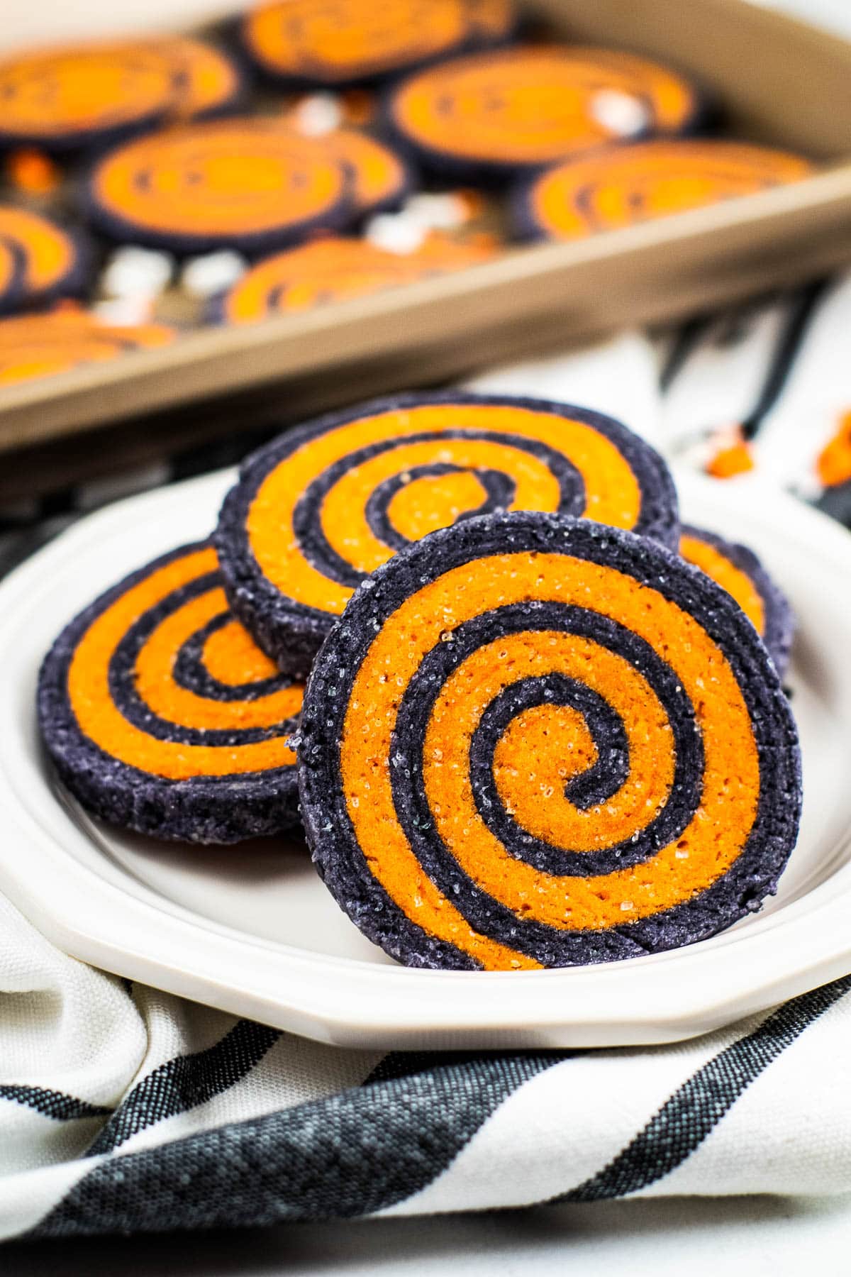 Halloween Pinwheel Cookies - Upstate Ramblings