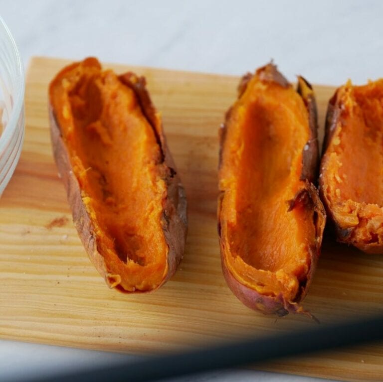 Air Fryer Twice Baked Sweet Potatoes - Upstate Ramblings