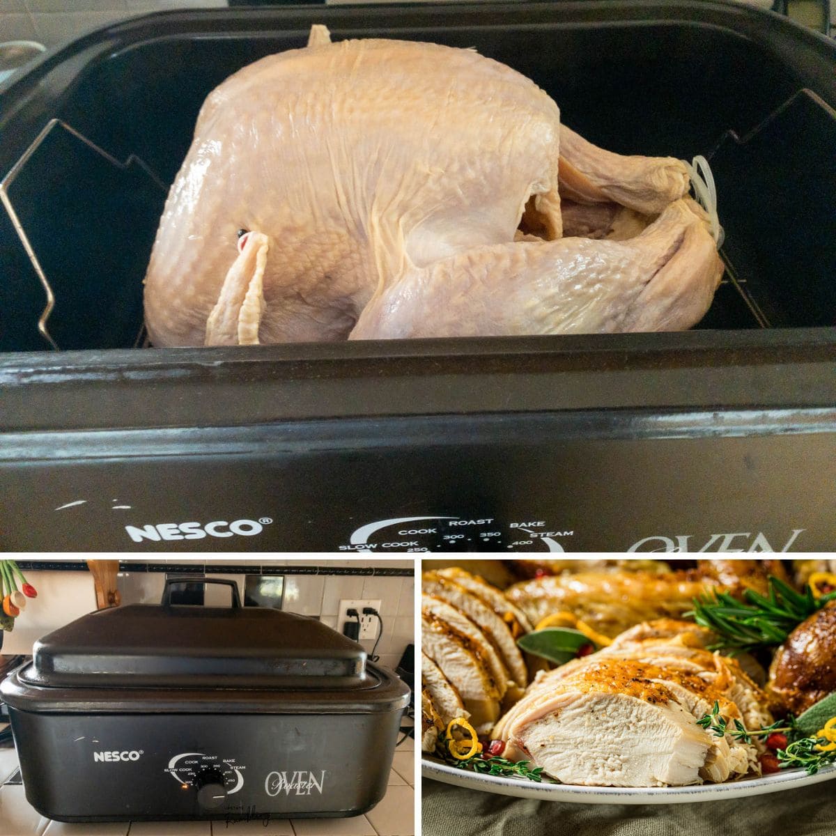 Roaster Oven - Fits Holiday Turkey - 22-Quart