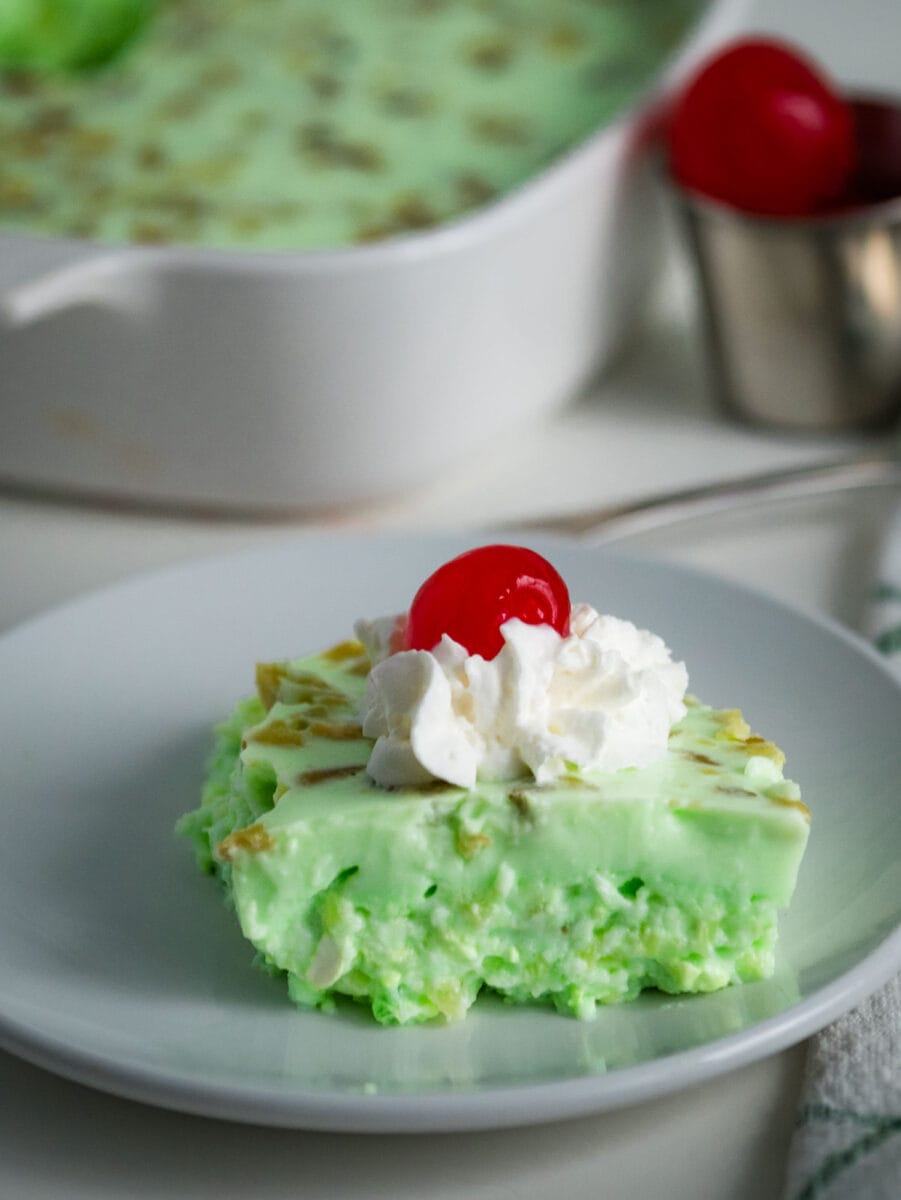 Creamy Lime Jello Salad - Homemade Hooplah