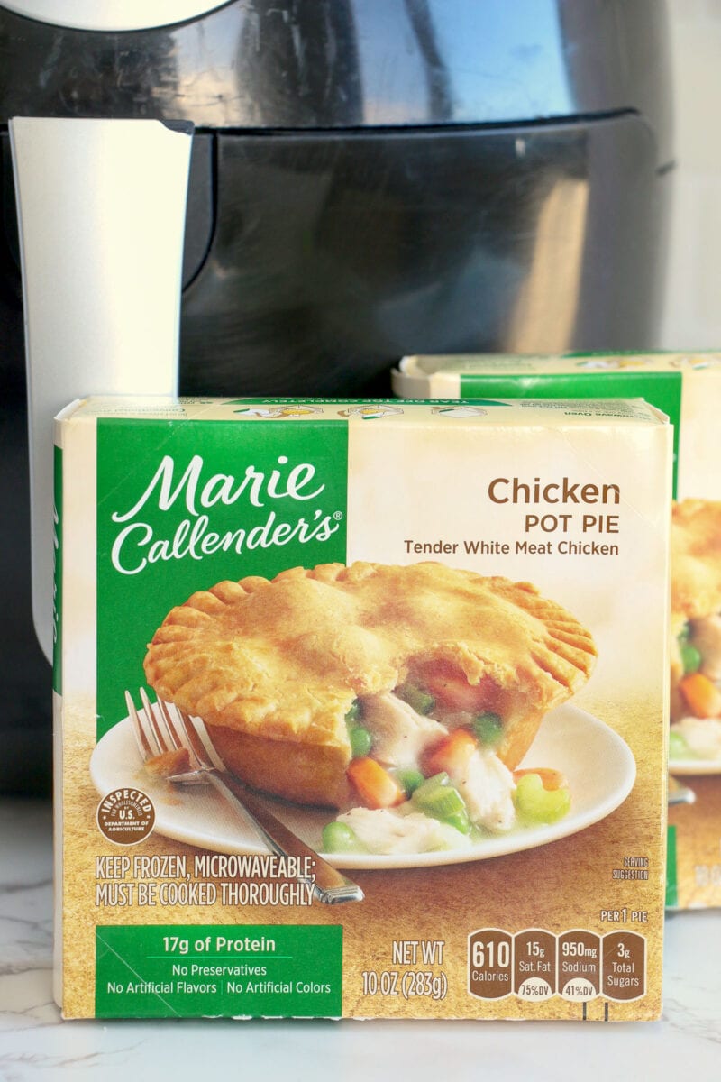 Air fryer Frozen Pot Pies - Effortless Comfort Food - Upstate Ramblings