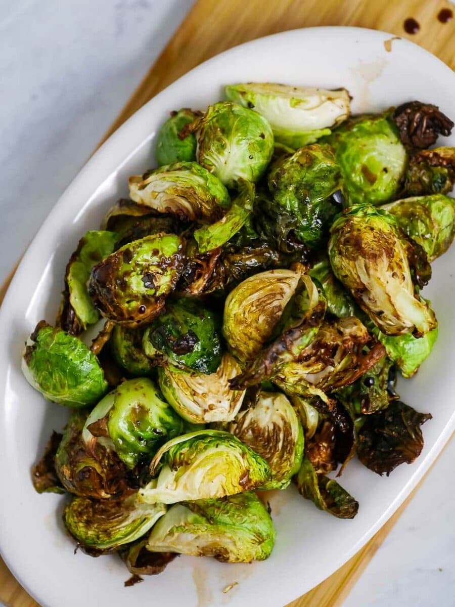 Air Fryer Brussels Sprouts Are Crispy Perfection - Upstate Ramblings
