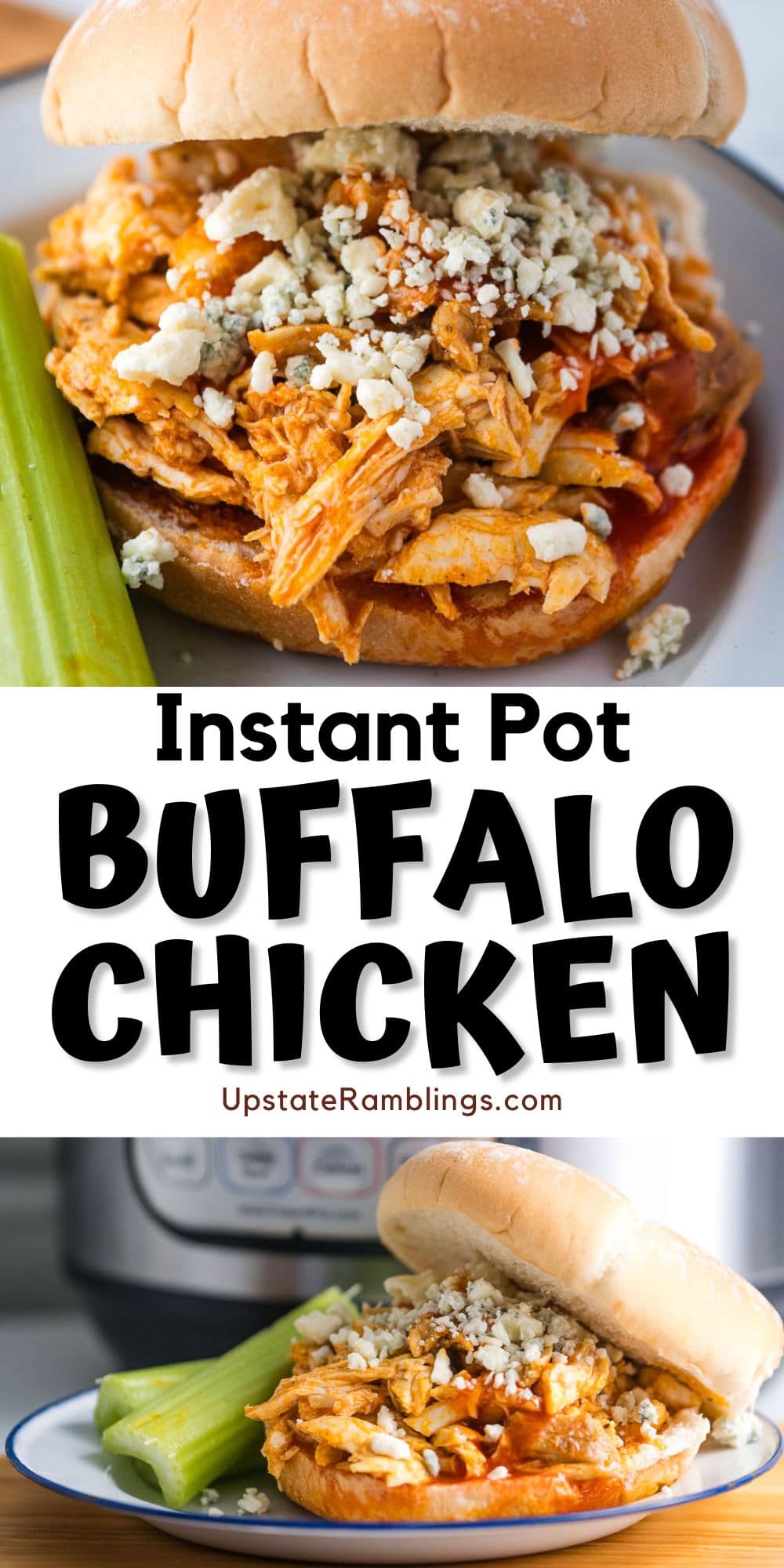 Instant Pot Buffalo Chicken - Upstate Ramblings